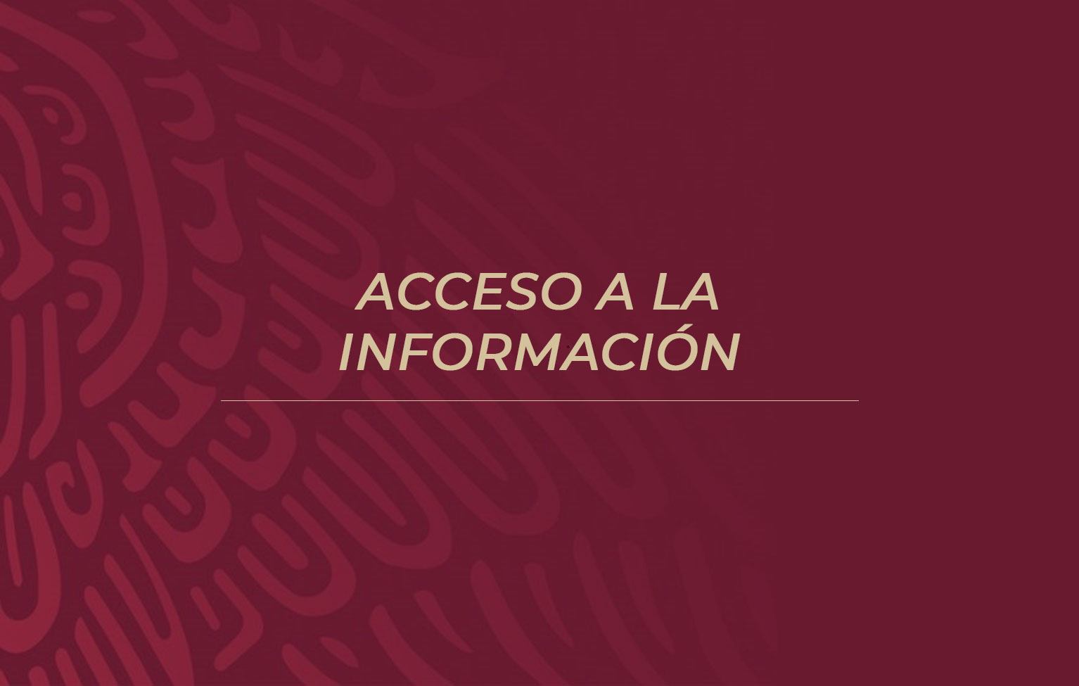 Acceso a la informacin